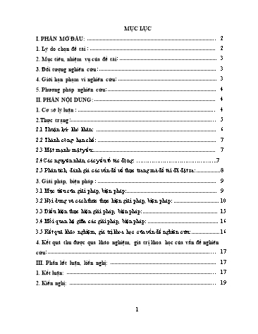 SKKN Một số biện pháp phát triển ngôn ngữ cho trẻ mầm non 5-6 tuổi thông qua hoạt động dạy trẻ kể chuyện sáng tạo tại Trường Mầm non Hoa Cúc