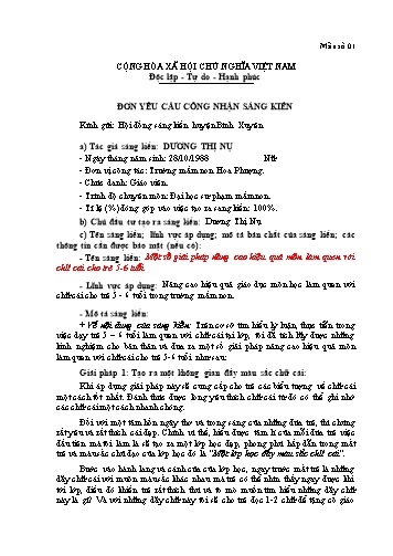 SKKN Một số giải pháp nâng cao hiệu quả môn làm quen với chữ cái cho trẻ 5-6 tuổi